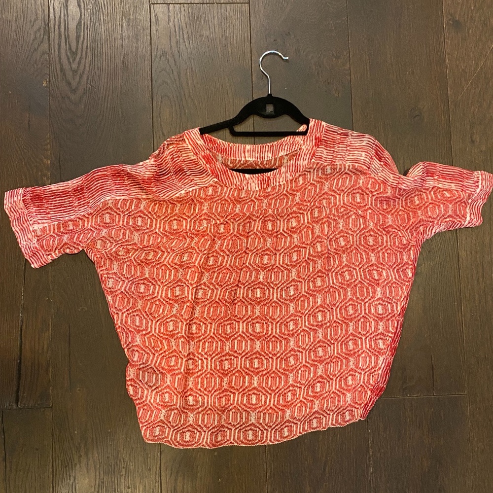 ISABEL MARANT Etoile silk sheer top small